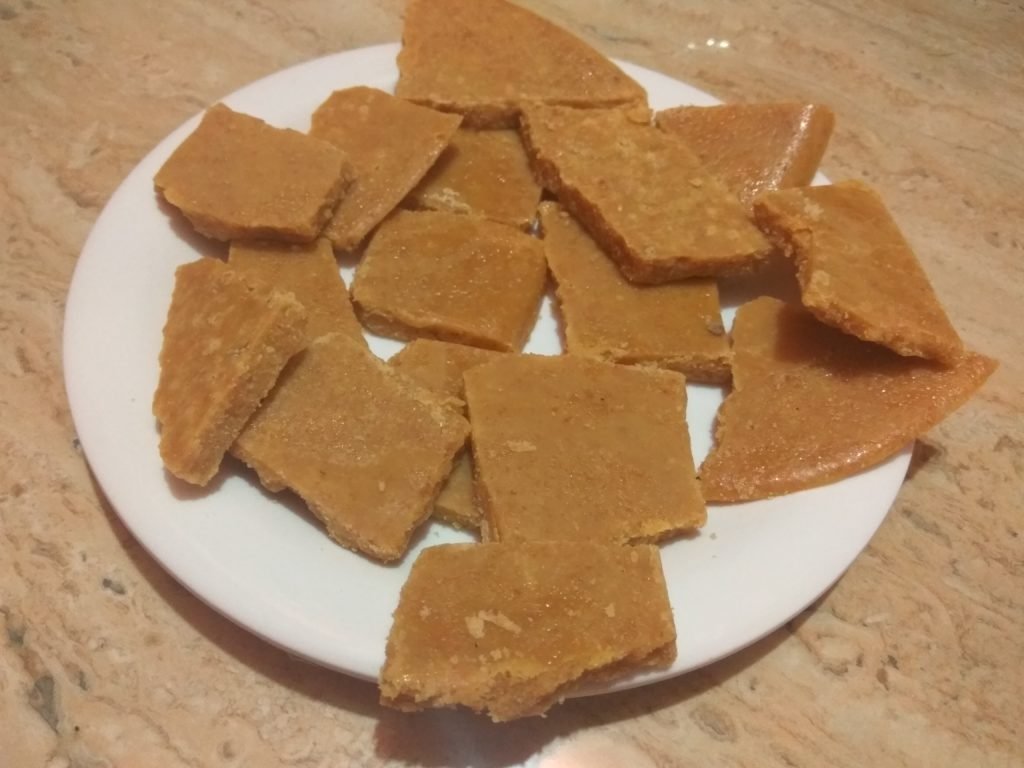 Besan Chikki Besan Chikki